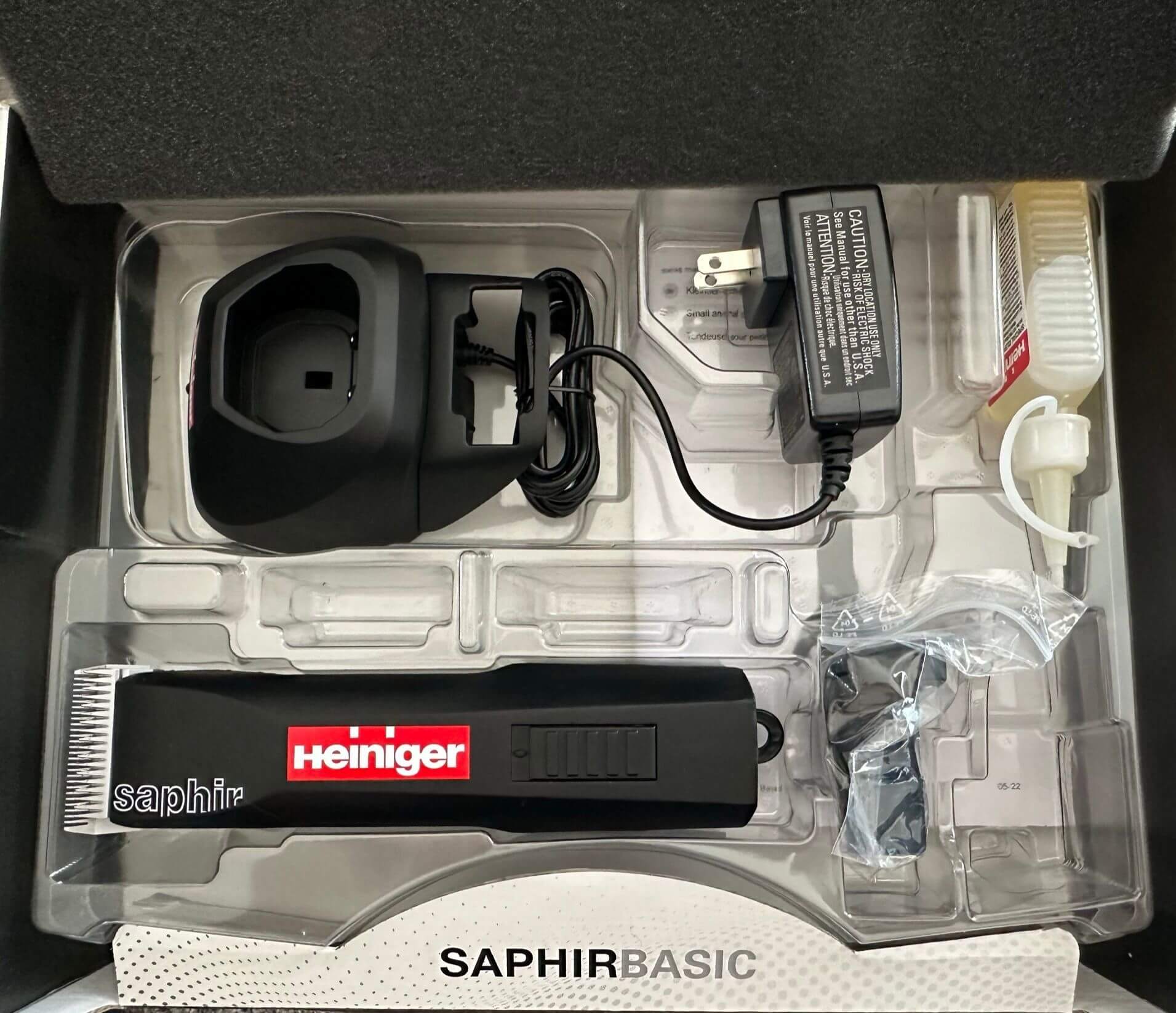 Heiniger Saphir basic cordless clipper - Image 2